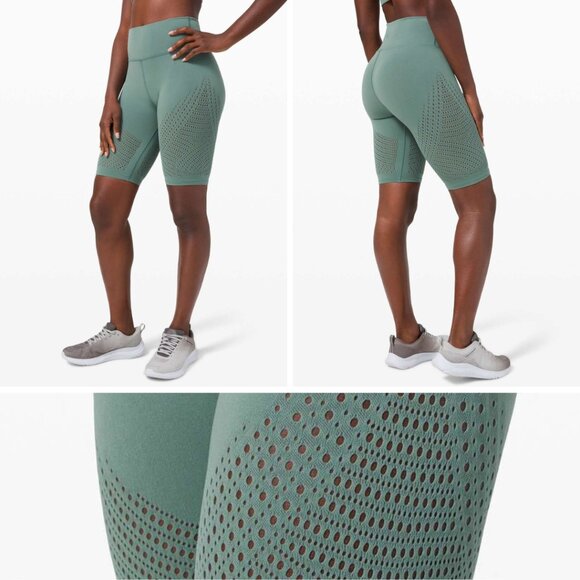 lululemon athletica Pants - Lululemon Reveal Short Digital Rain in Tidewater Teal, Size 6
